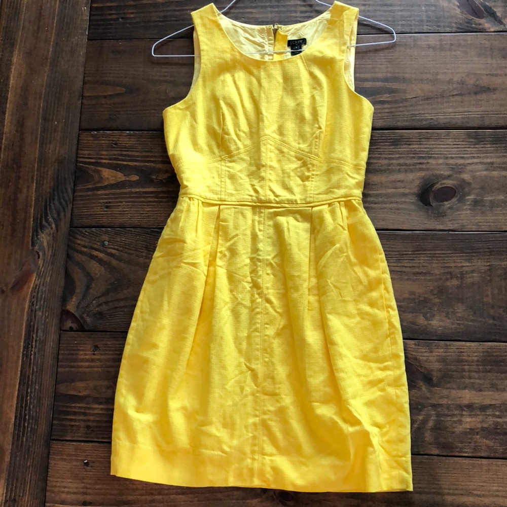 J. Crew Yellow Sundress